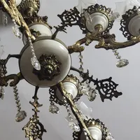 لوستر ۴ شاخه|لوستر و چراغ آویز|گرگان, |دیوار