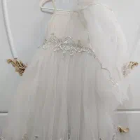 لباس عروس دخترانه و ساپورت مجلسی