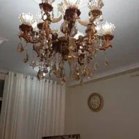 لوسترتمام برنز قدیمی وزن سنگین|لوستر و چراغ آویز|اسلام‌شهر, مسکن مهر اسلاشهر (شهرک امام خمینی)|دیوار