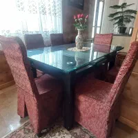فروش میز ناهارخوری ۶ نفره کاملا تمیز و سالم