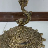 کنار سالنی برنز کاسه لمونژ سرمه ای|صنایع دستی و سایر لوازم تزئینی|قرچک, مهدیه|دیوار