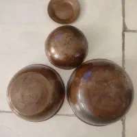 سه عدد کاسه مسی از بزرگ به کوچک یک عدد نعلبکی|کلکسیون اشیاء عتیقه|تهران, تهرانسر شرقی|دیوار
