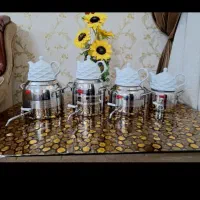 کتری قوری در سایزهای مختلف و چراغ تزئینی