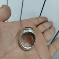 انگشتر ممی تبریز تمام دست عقیق یمنی درشت کلکسیونی
