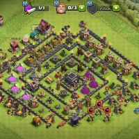 اکانت کلش اف کلنز طاق با فری فایر