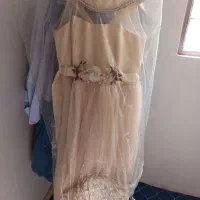 پیراهن شیری دخترونه