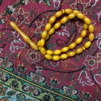 تسبیح کهربا شمش