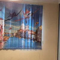 پرده لوردراپه و چراغ سقفطرح مک کویین
