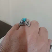 انگشتر مردانه فیروزه خوش رنگ|زیورآلات و اکسسوری|شیراز, غدیر جنوبی|دیوار