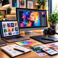خدمات طراحی سایت، گرافیک و خدمات دیجیتال FlexiWork|خدمات رایانهای و موبایل|کرج, عظیمیه|دیوار