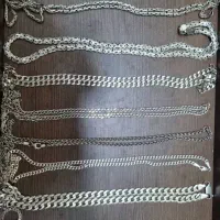 حراج ویژه زنجیر و دستبند نقره ۹۲۵ خارجی