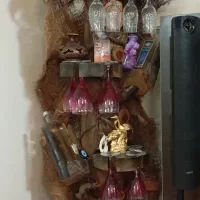 استند بار چوبی