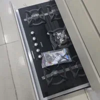اجاق گاز رومیزی نو 5 شعله صفحه شیشه ای