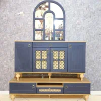 ست آینه کنسول و میز TV مدل گنبدی