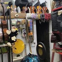 کمانچه و تنبک|سازهای سنتی|کوهدشت, |دیوار