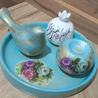 دکوریهای سفالی کاردست مناسب هدیه از تولید به مصرف