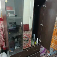 کمد لباس+ آینه + ویترین