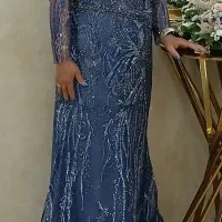 لباس مجلسی زنانه ابی ودخترانه صورتی.سبز آبی بچگانه