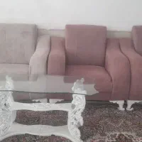 یک دست مبل ۷ نفره کار کرده|مبلمان خانگی و میز عسلی|نیشابور, بکاول|دیوار