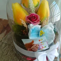 باکس شیشه ای گل
