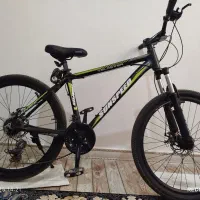 دوچرخه تنه آلمینیوم سایز 26  در حد نو
