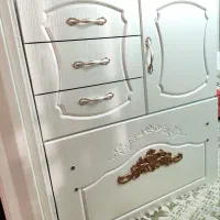 سرویس خواب کودک نوجوان سفید طلایی|تخت و سرویس خواب|چهاردانگه (تهران), |دیوار