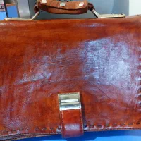 کیف اداری چرم طبیعی دستدوز