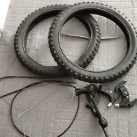 لاستیک دوچرخه16 .ترمز.جک