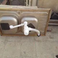 سینک دوقلو یاس استیل|آبچکان و نظمدهنده ظروف|تهران, سلسبیل شمالی|دیوار