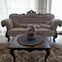 مبل سلطنتی چوب راش|مبلمان خانگی و میز عسلی|گلپایگان, |دیوار