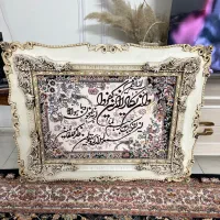 تابلو ورق طلا رزین|تابلو، نقاشی، عکس|ری, فیروزآبادی|دیوار