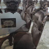 میز ناهار خوری 6نفره|میز و صندلی غذاخوری|شاهینشهر, گزبرخوار|دیوار