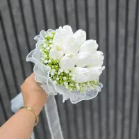 دسته گل عروس خاص|گل مصنوعی|بندرعباس, |دیوار