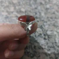 انگشتر عقیق اصل ودو ست گردنبندوگوشواره