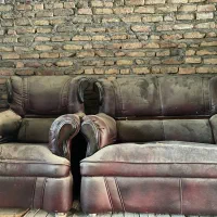 مبل با روکش چرم|مبلمان خانگی و میز عسلی|گرگان, |دیوار