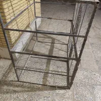 قفس آهنی بزرگ|لوازم جانبی حیوانات|مبارکه, |دیوار