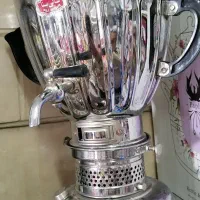 سماور نفتی نو برنجی 6لیتری آنتیک قدیمی