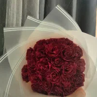 باکس و دسته گل روبانی آماده