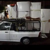 یخچال فریزر بزرگ کوچک سالم خراب فرسوده در محل