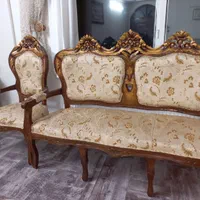 مبل ۹ نفره استیل چوب راش|مبلمان خانگی و میز عسلی|بروجرد, |دیوار