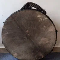 طبل پوستی|سازهای سنتی|زرند, |دیوار