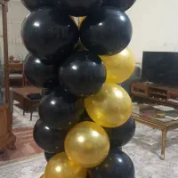 بادکنک طلایی مشکی