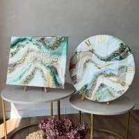 تابلو و ساعت ست و تک