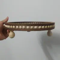 ظرف پزیرایی دایره ای چوبی|ظروف سرو و پذیرایی|بیرجند, |دیوار