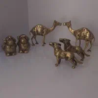 ۳جفت مجسمه برنزی