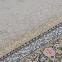 ۲ عدد فرش ۱۲۰۰ شانه قیطران طرح برجسته کاملا نو