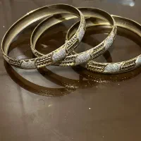 النگو دو رنگ طلا