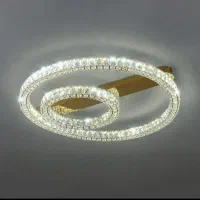 لوستر الماس. کهکشانی سقفی دایره مروارید. AC light