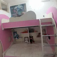 تختخواب دوطبقه نوجوان|تخت و سرویس خواب|یزد, |دیوار