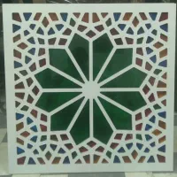 تابلو با طرح هندسی/مشبک|تابلو، نقاشی، عکس|قم, نیروگاه|دیوار